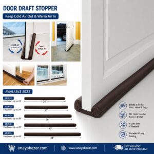 DOOR DRAFT STOPPER PACK OF 2